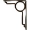 Ekena Millwork Maria Wrought Iron Bracket, (Triple center brace), Antiqued Brass 2"W x 7 1/2"D x 10"H BKTM02X07X10TMAABS - alternate 6
